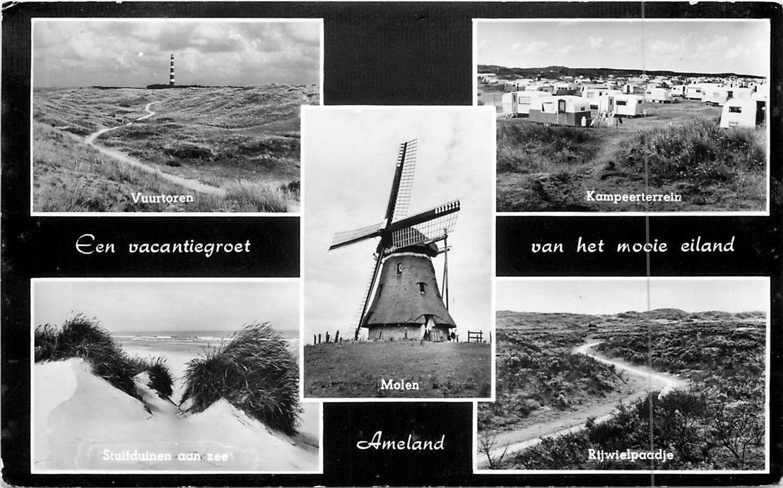 Ameland Een vacantiegroet van het mooie land