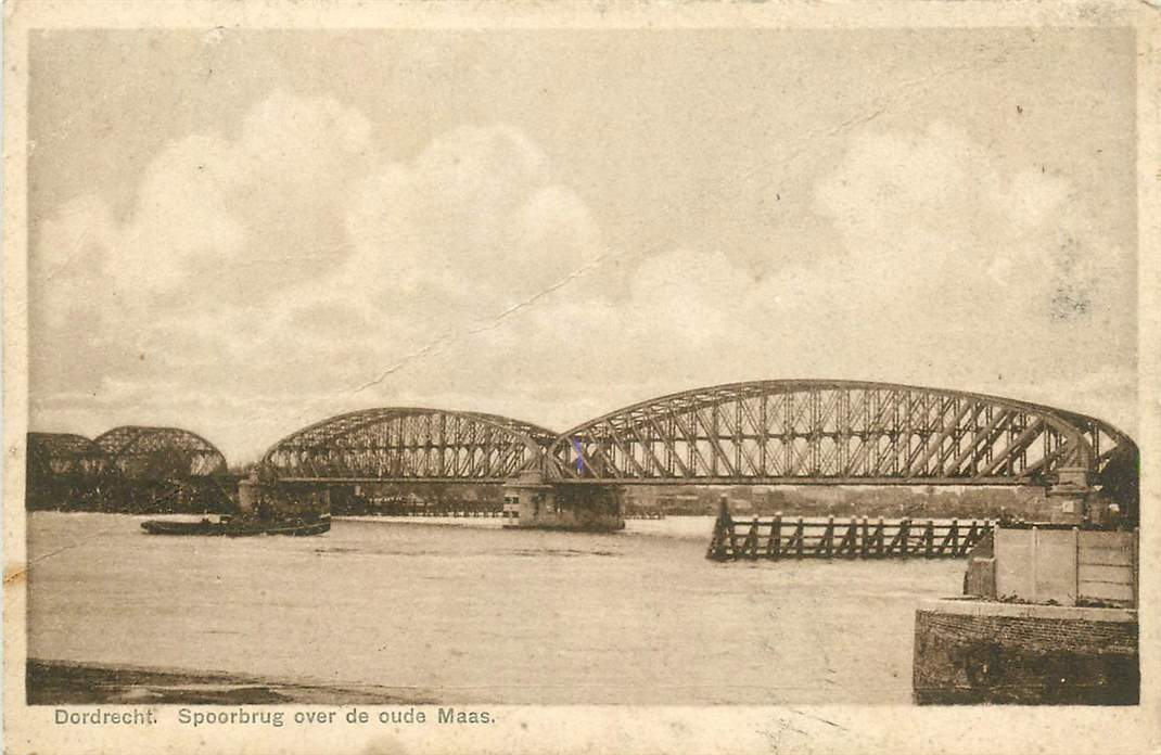 Dordrecht Spoorbrug over de oude Maas