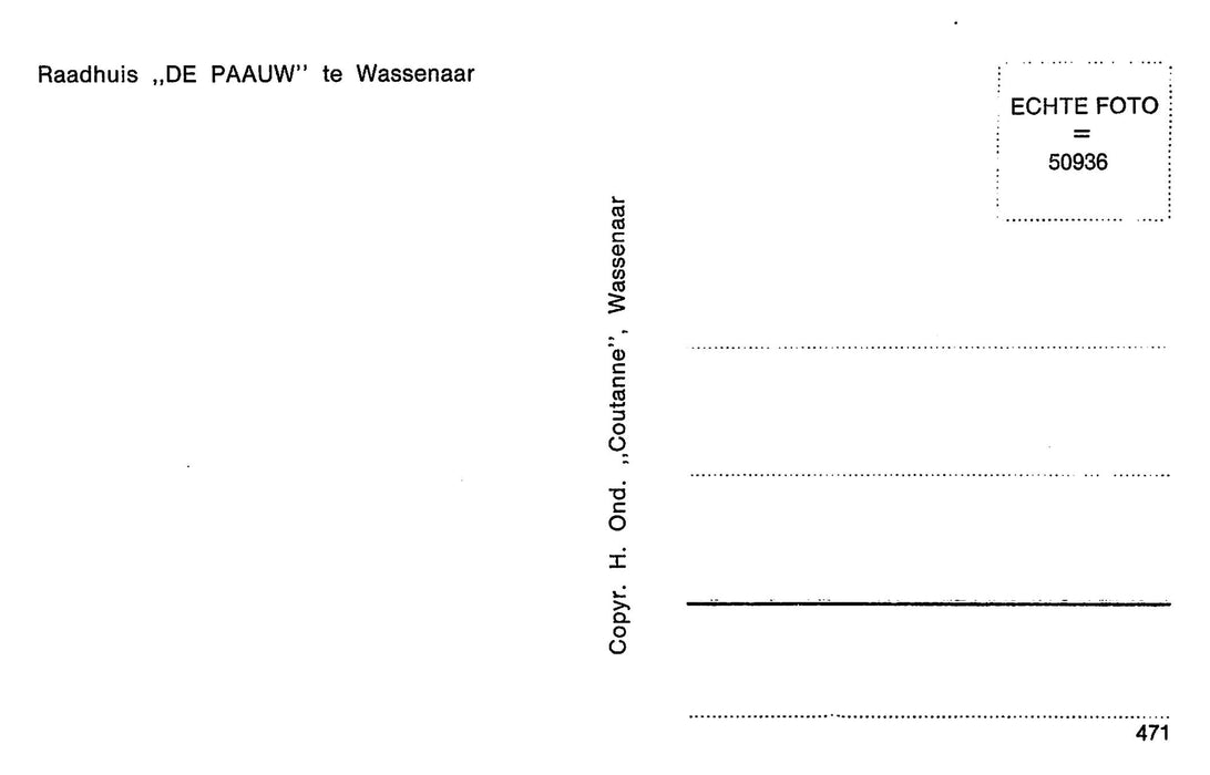 Wassenaar Raadhuis de Paauw