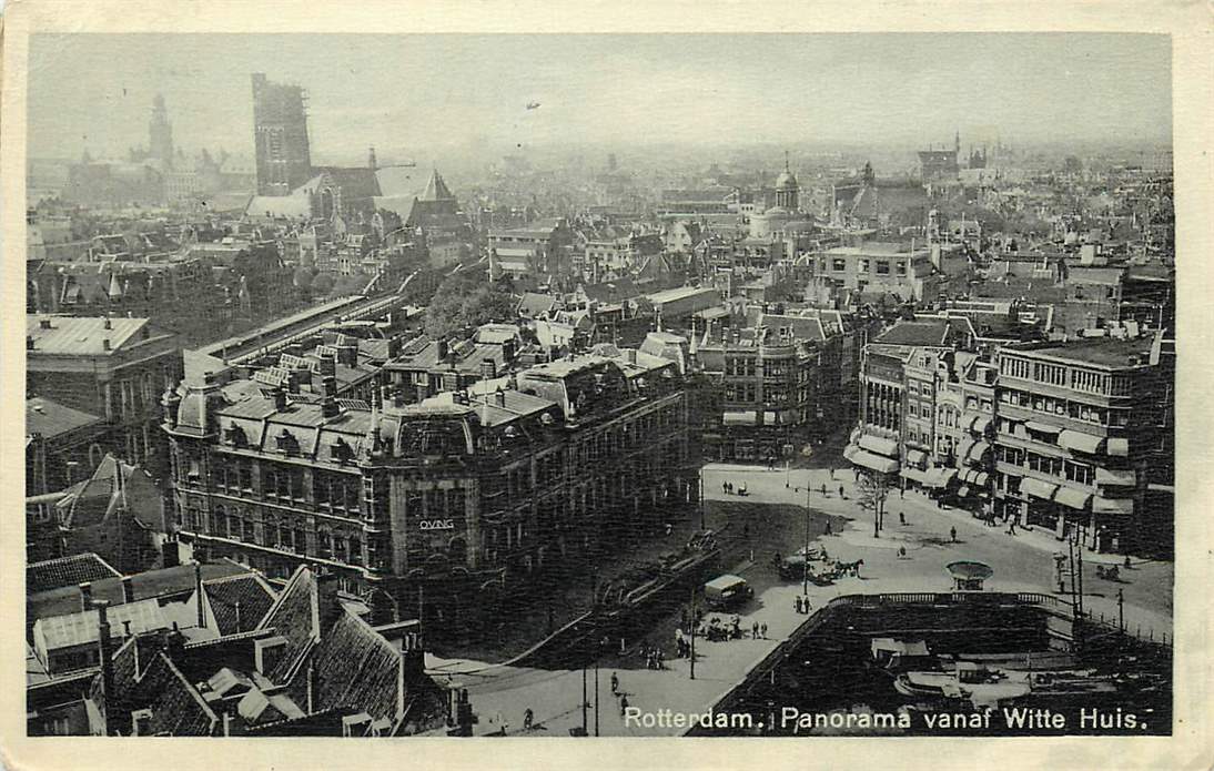 Rotterdam Panorama vanaf Witte Huis