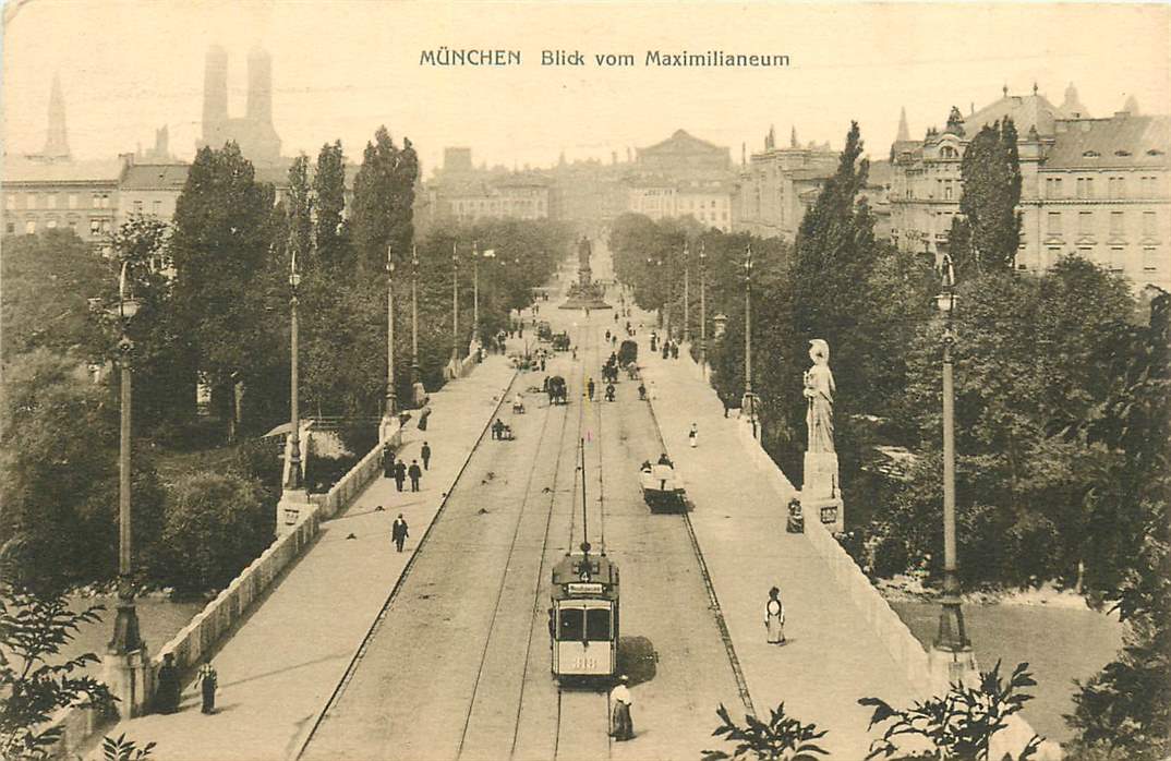 Munchen Blick vom Maximilianeum