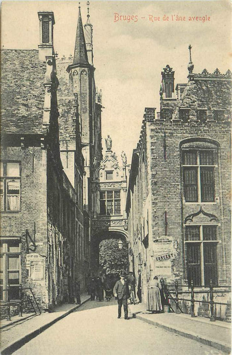 Bruges Rue de l'ane aveugle