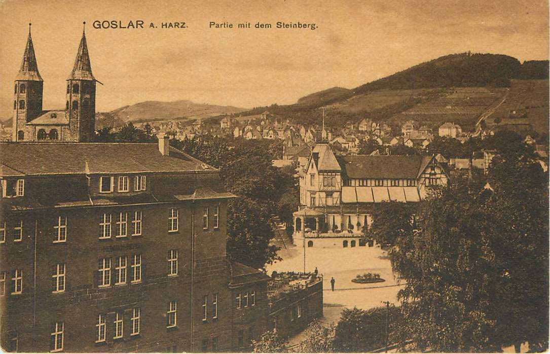 Goslar Partie mit dem Steinberg