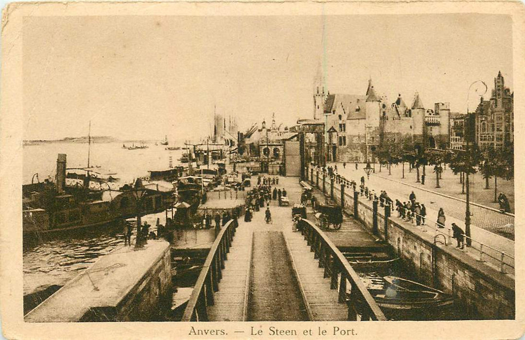 Anvers Le Steen et le Port