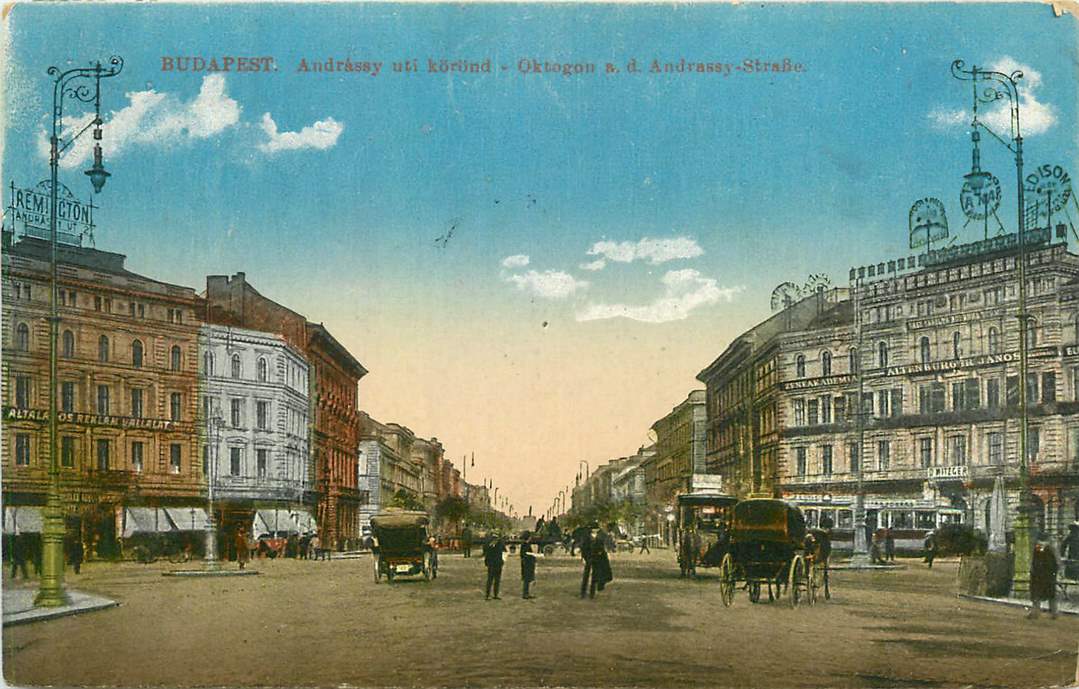 Budapest Andrassy uti korund