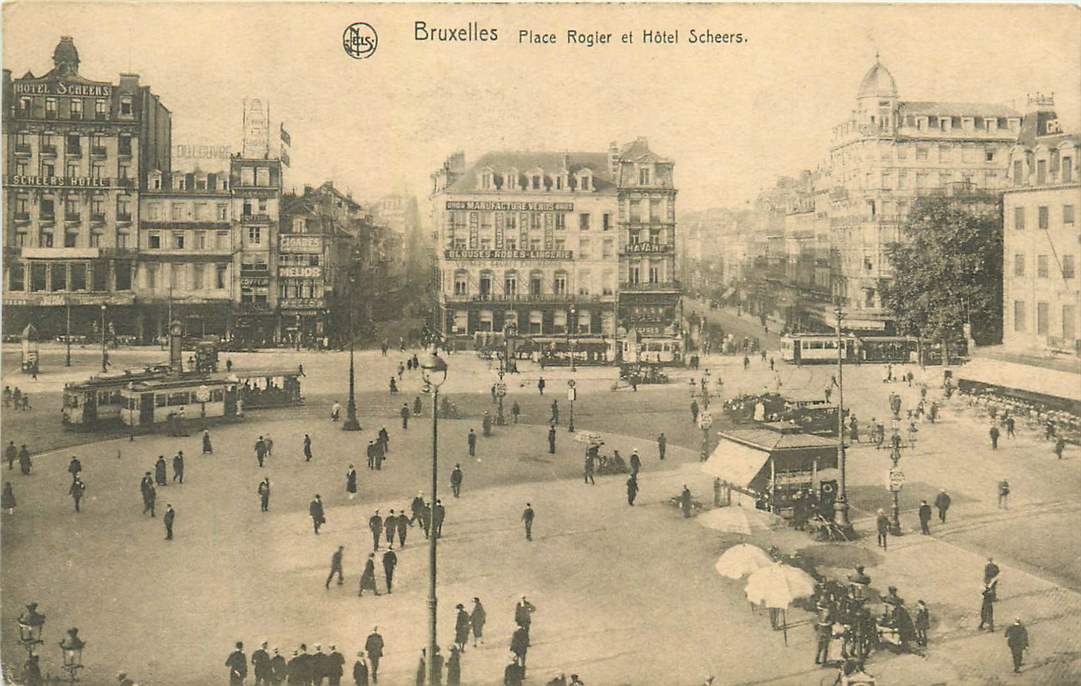 Bruxelles Place Rogier et Hotel Scheers