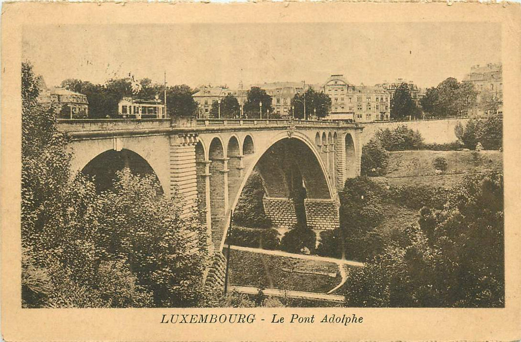 Luxembourg Le Pont Adolphe