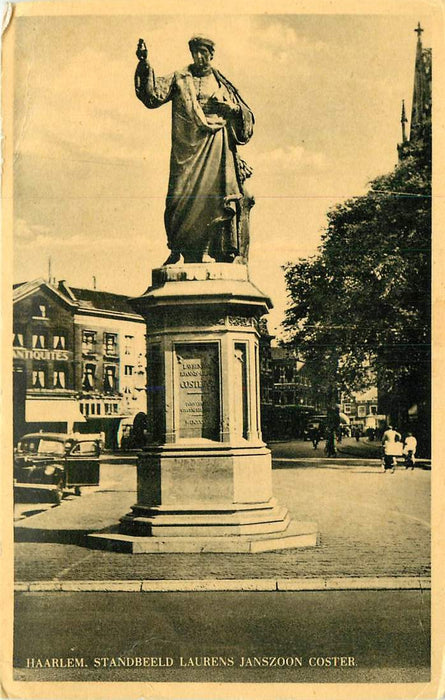 Haarlem Standbeeld Laurens Janszoon