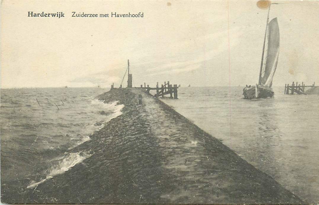 Harderwijk Zuiderzee met Havenhoofd