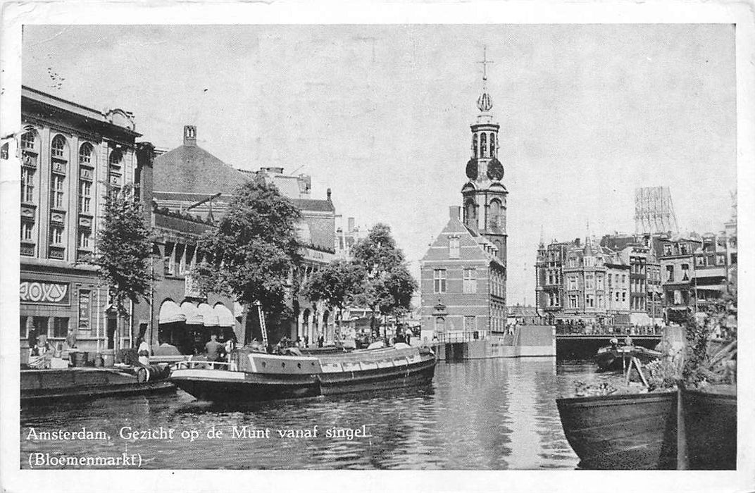 Amsterdam Gezicht op de Munt