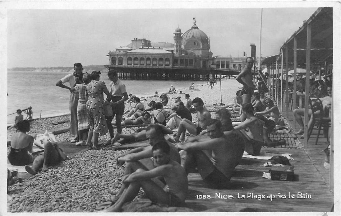 Nice La Plage apres de Bain