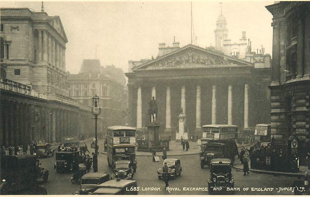 London Royal Exchange and Bank of England