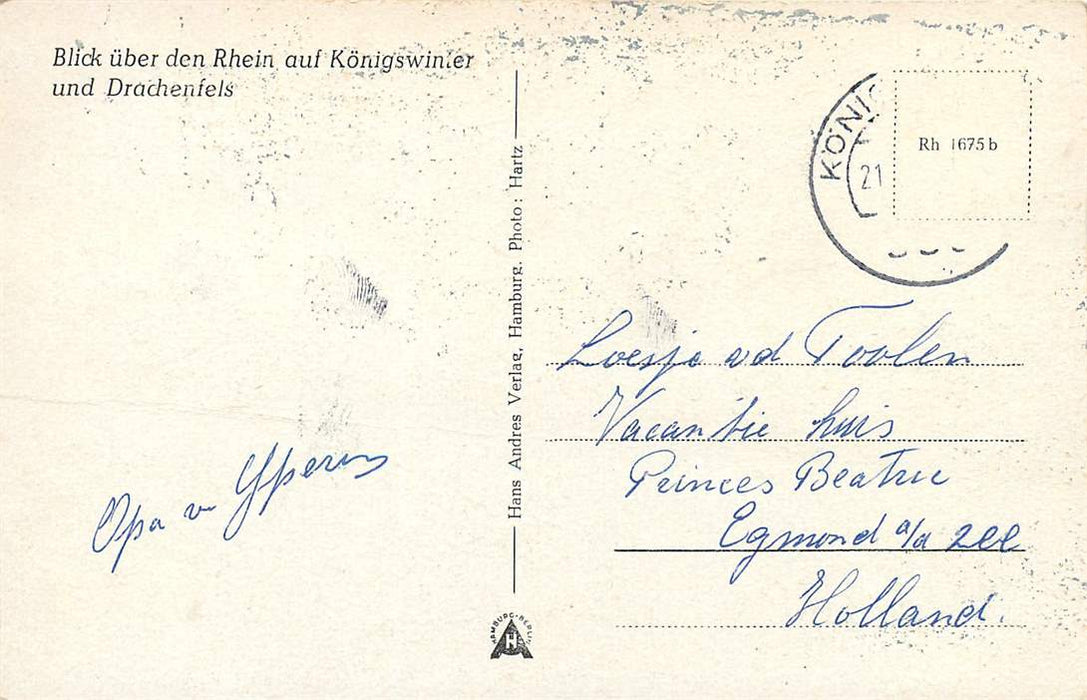 Blick uber den Rhein