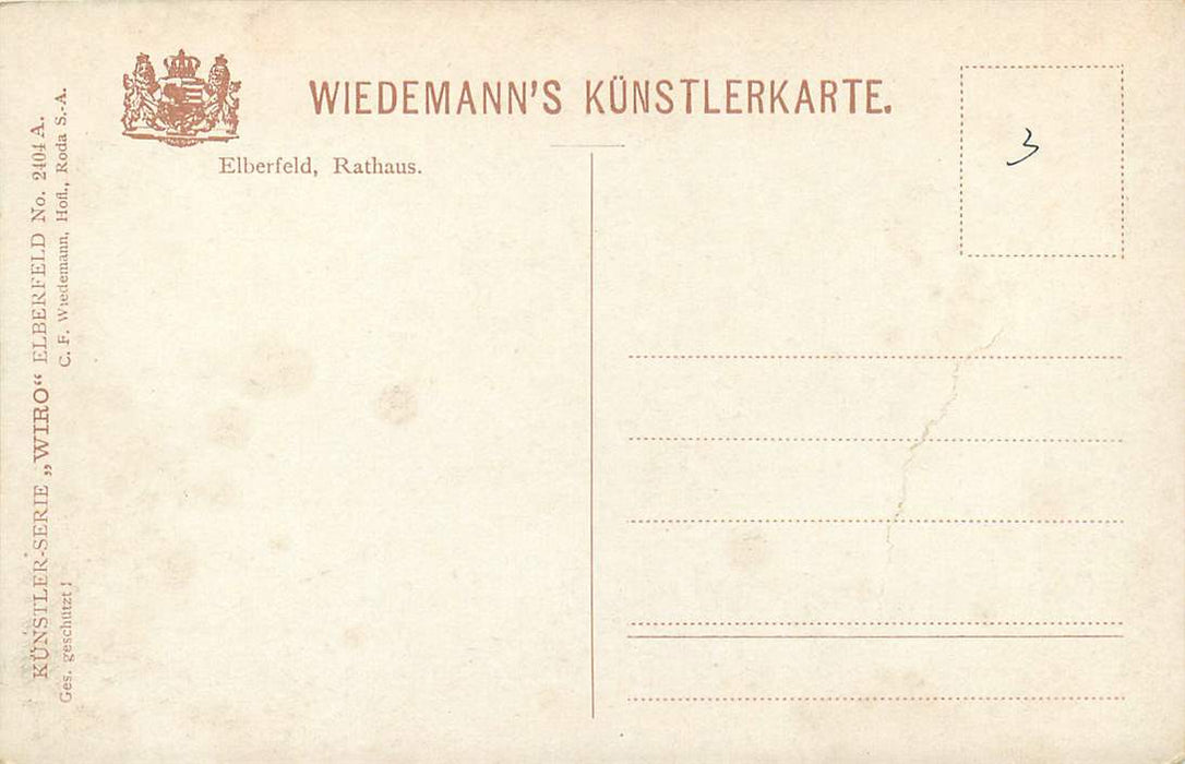 Elberfeld Rathaus