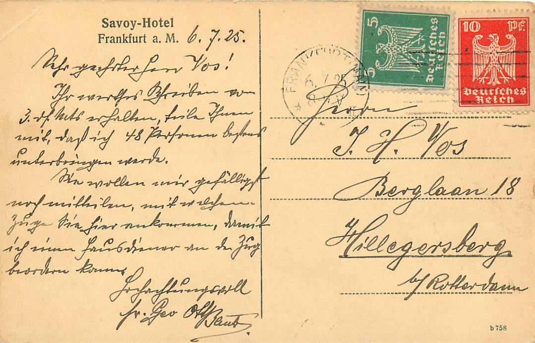 Frankfurt Savoy-Hotel