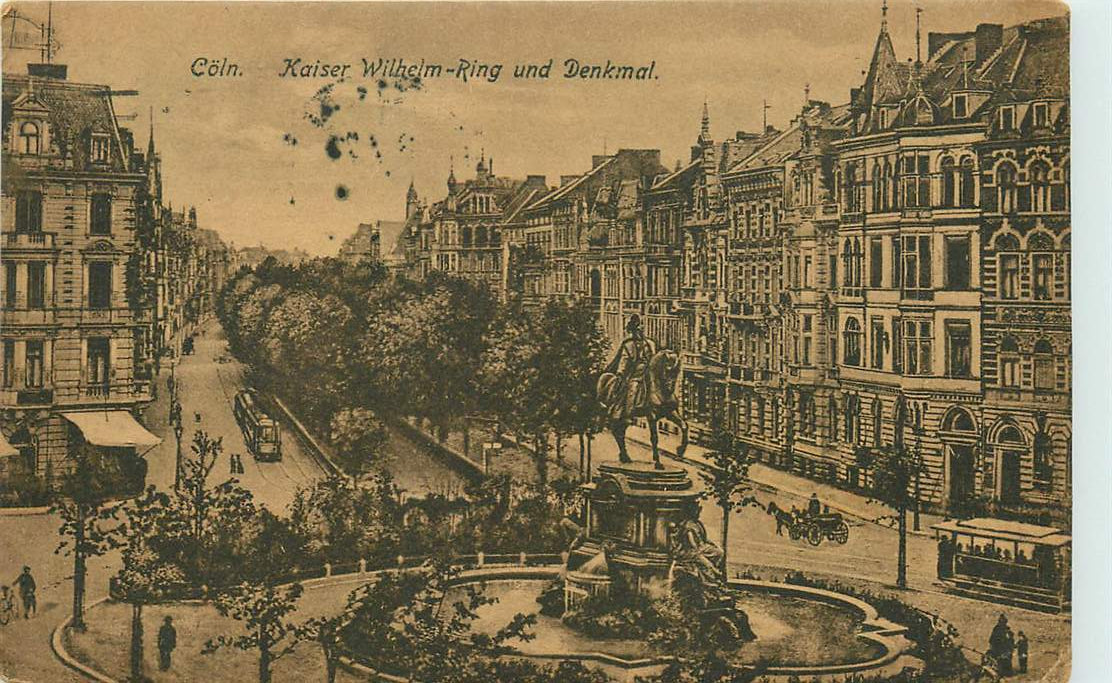 Koln Kaiser Wilhelm-Ring und Denkmal