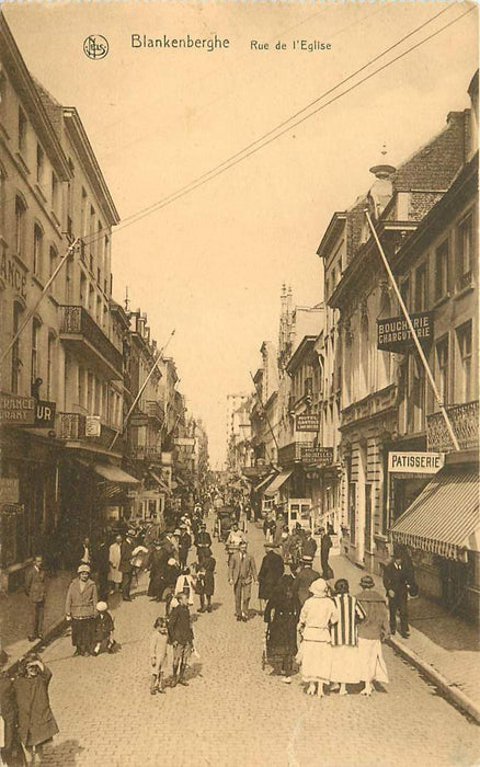 Blankenberghe Rue de l'Eglise