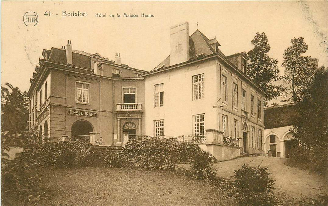 Boitsfort Hotel de la Maison Haute