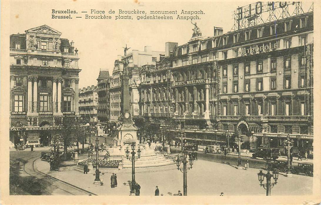 Bruxelles Place de Brouckere, Monument Anspach