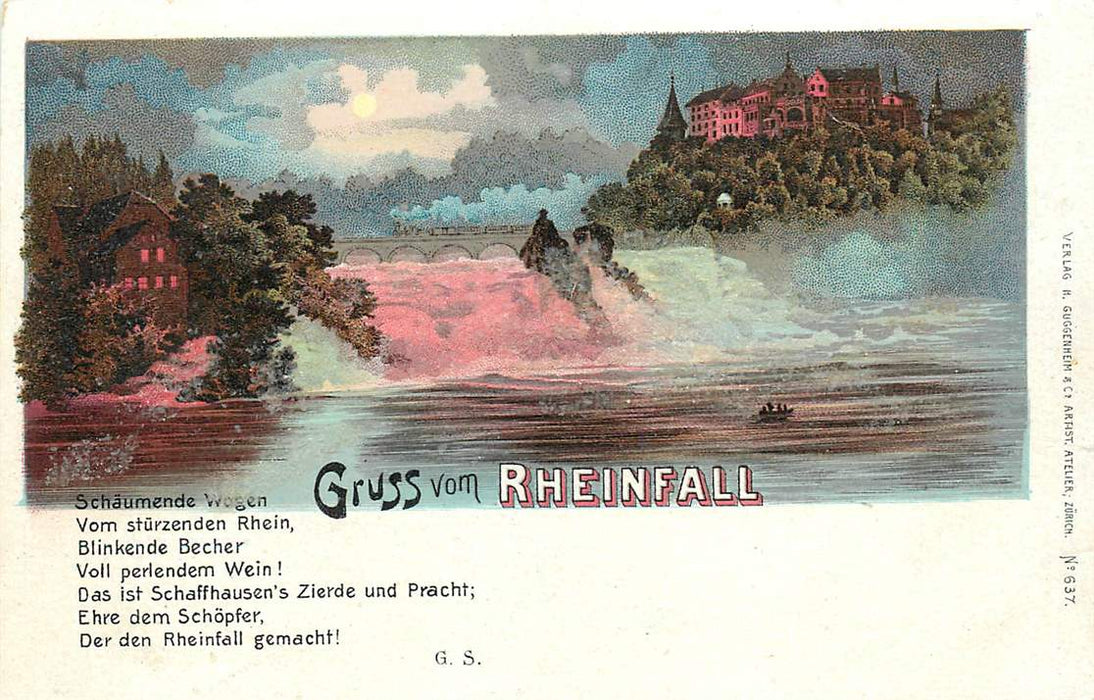 Rheinfall Gruss vom