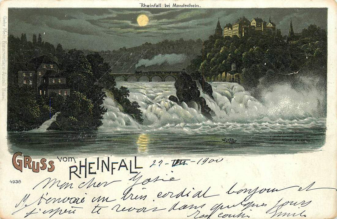 Rheinfall Gruss vom