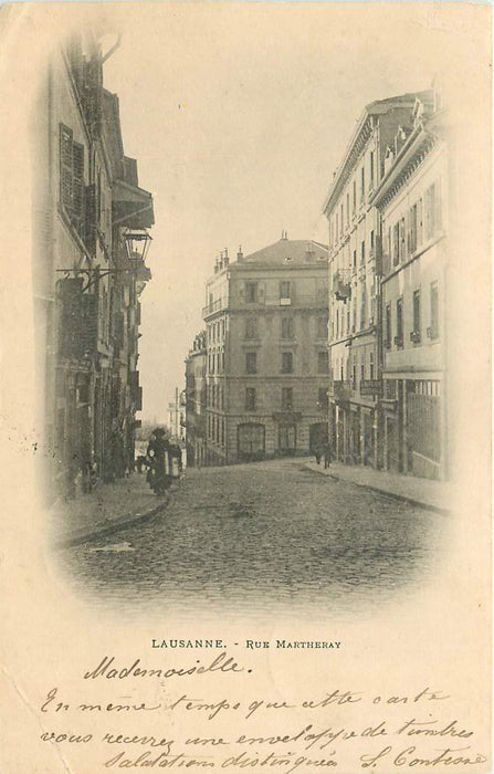 Lausanne Rue Martheray