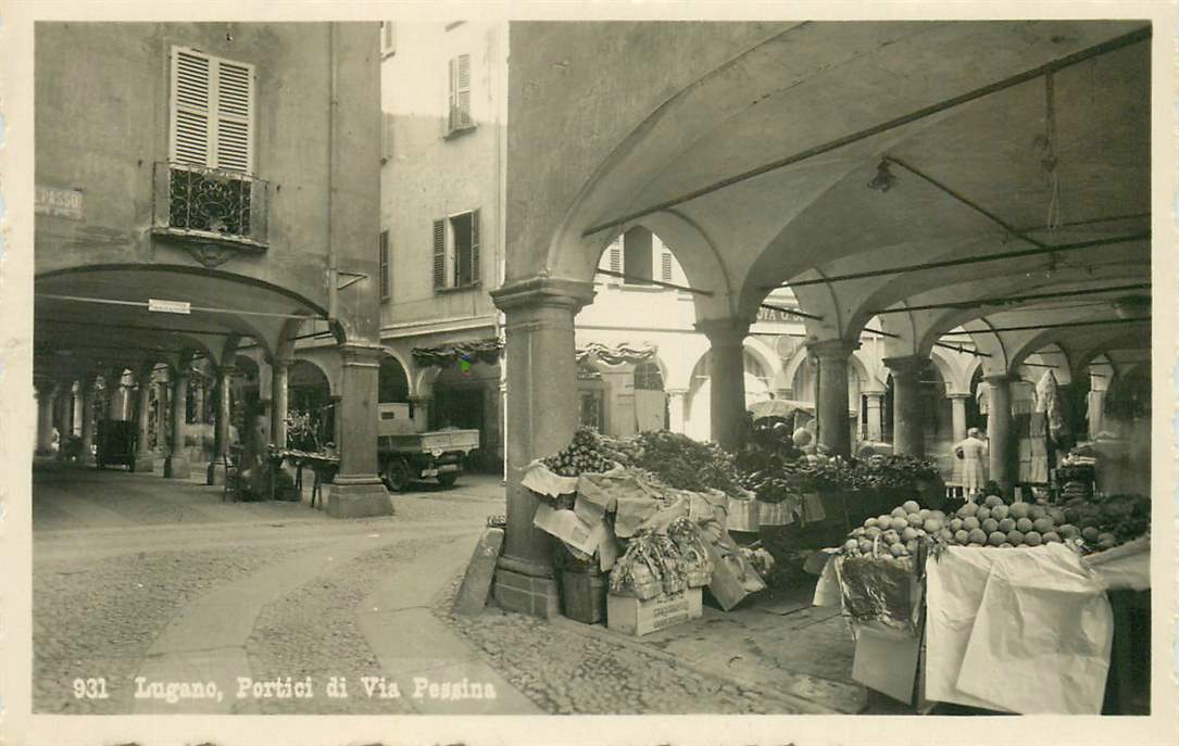 Lugano Portici di Via Pessina