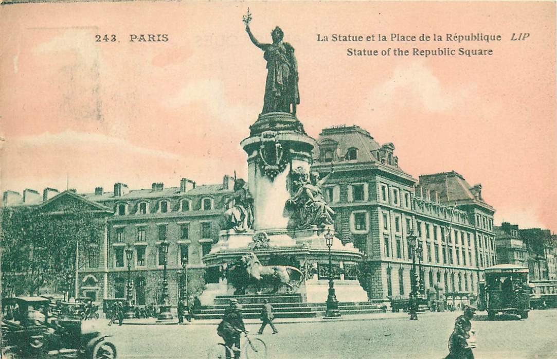 Paris Statue of the Republic Square