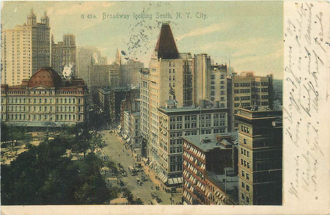 New York City Broadway Looking South