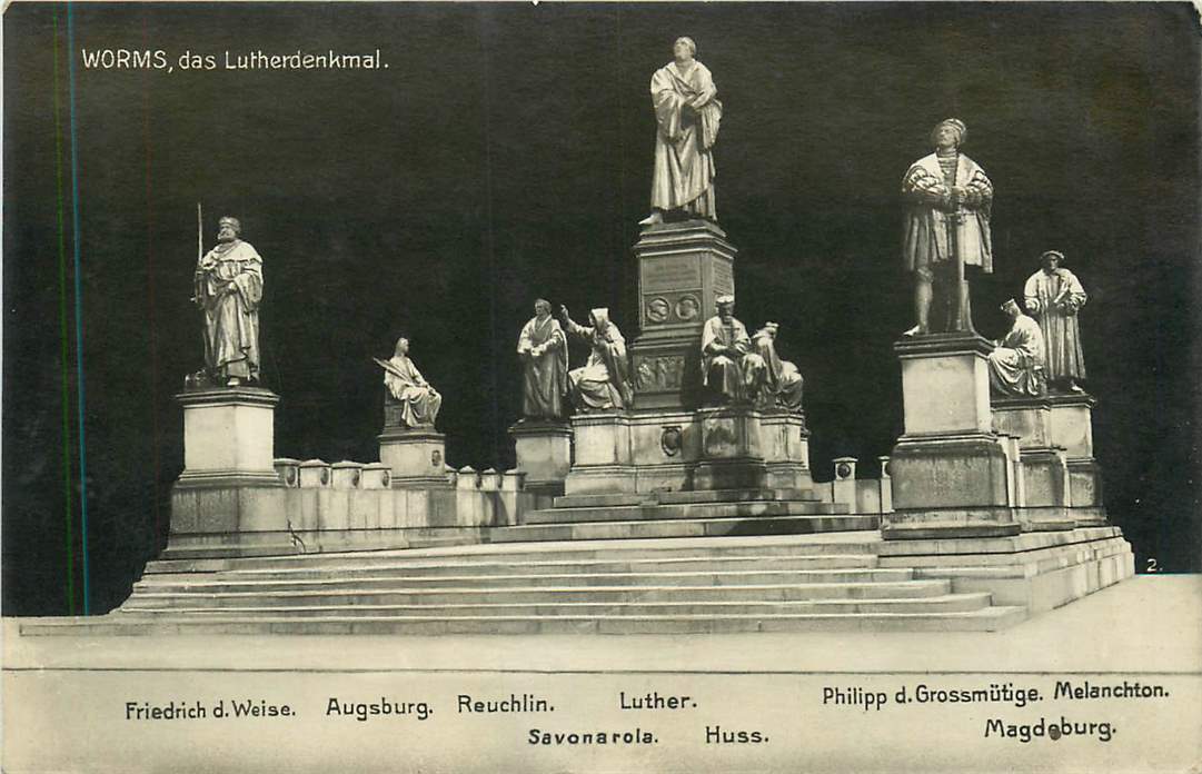 Worms das Lutherdenkmal