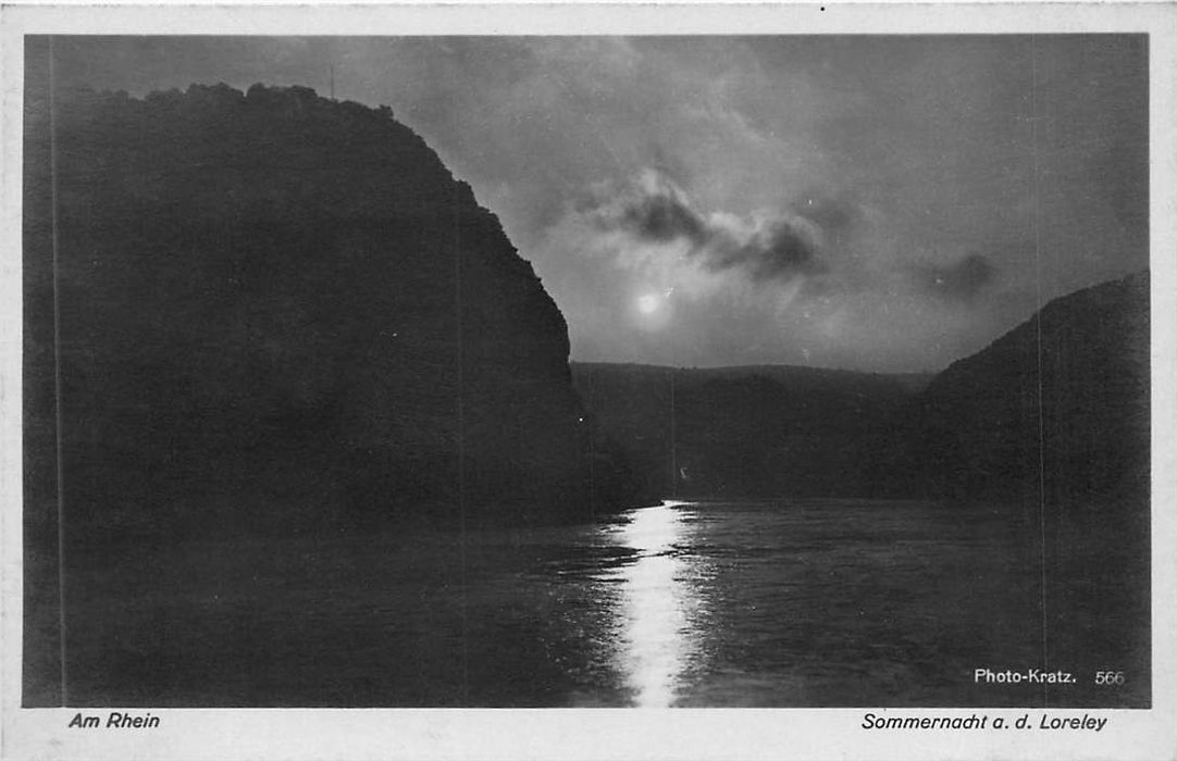 Am Rhein Sommernacht Loreley