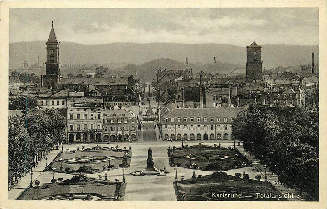 Karlsruhe Totalansicht