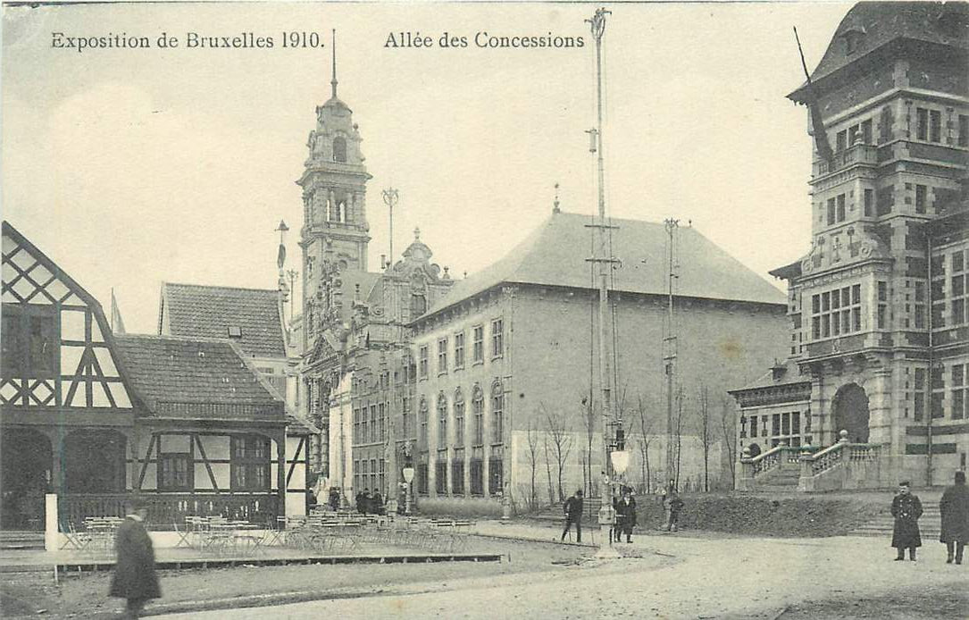 Exposition de Bruxelles Allee des Concessions