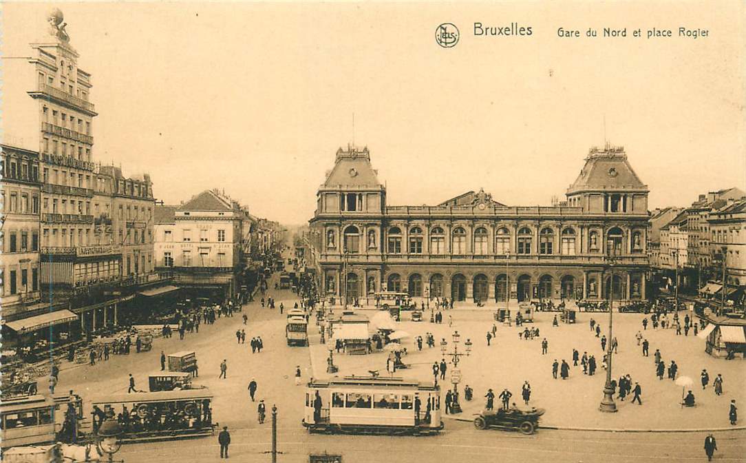 Bruxelles Gare du Nord et place Rogier