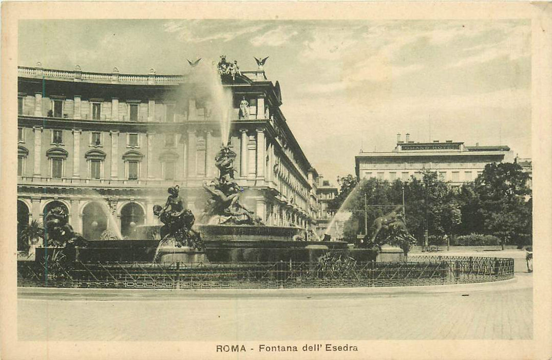 Roma Fontana dell' Esedra