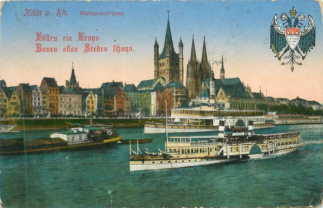 Koln a. Rhein Rheinpanorama