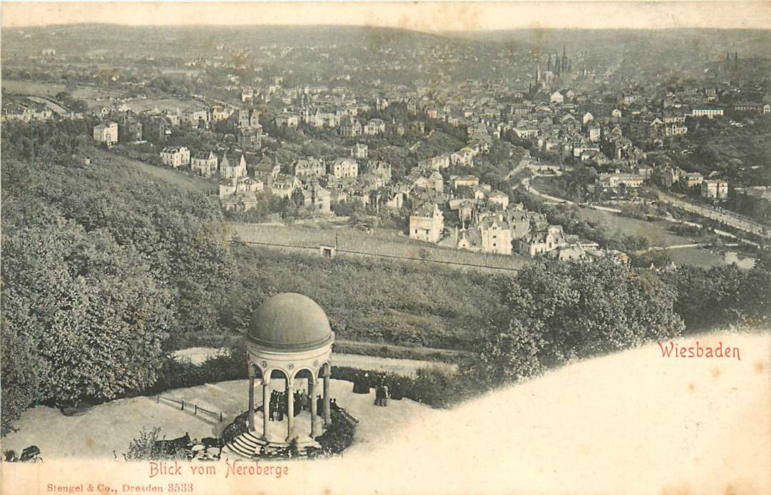 Wiesbaden Blick vom Neroberge