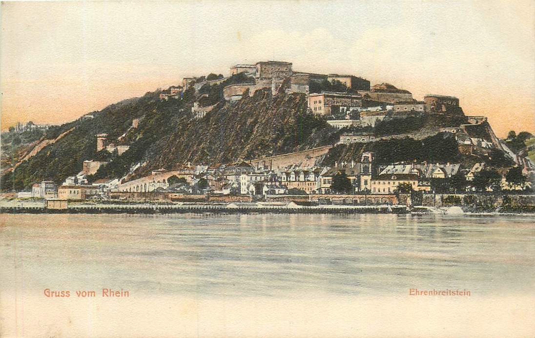 Gruss vom Rhein Ehrenbreitstein