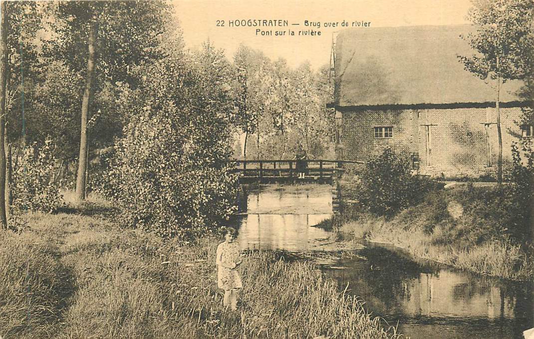 Hoogstraten Brug over de rivier