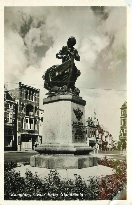 Zaandam Czaar Pieter Standbeeld