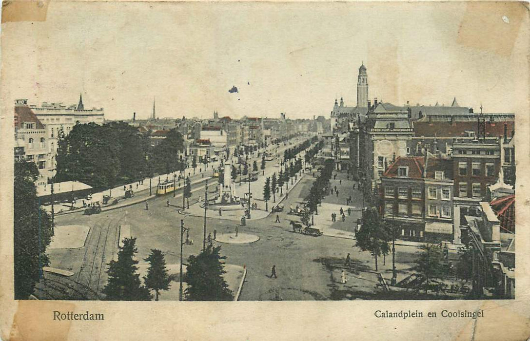 Rotterdam Calandplein en Coolsingel