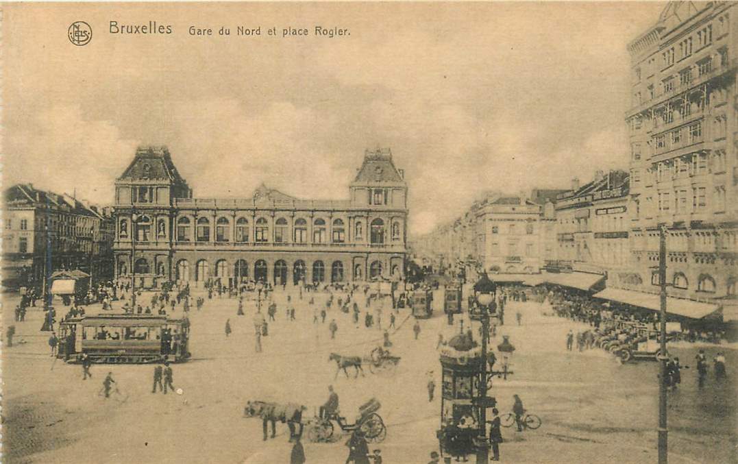 Bruxelles Gare du Nord et place Rogier