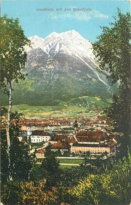 Innsbruck mit den Brandjoch