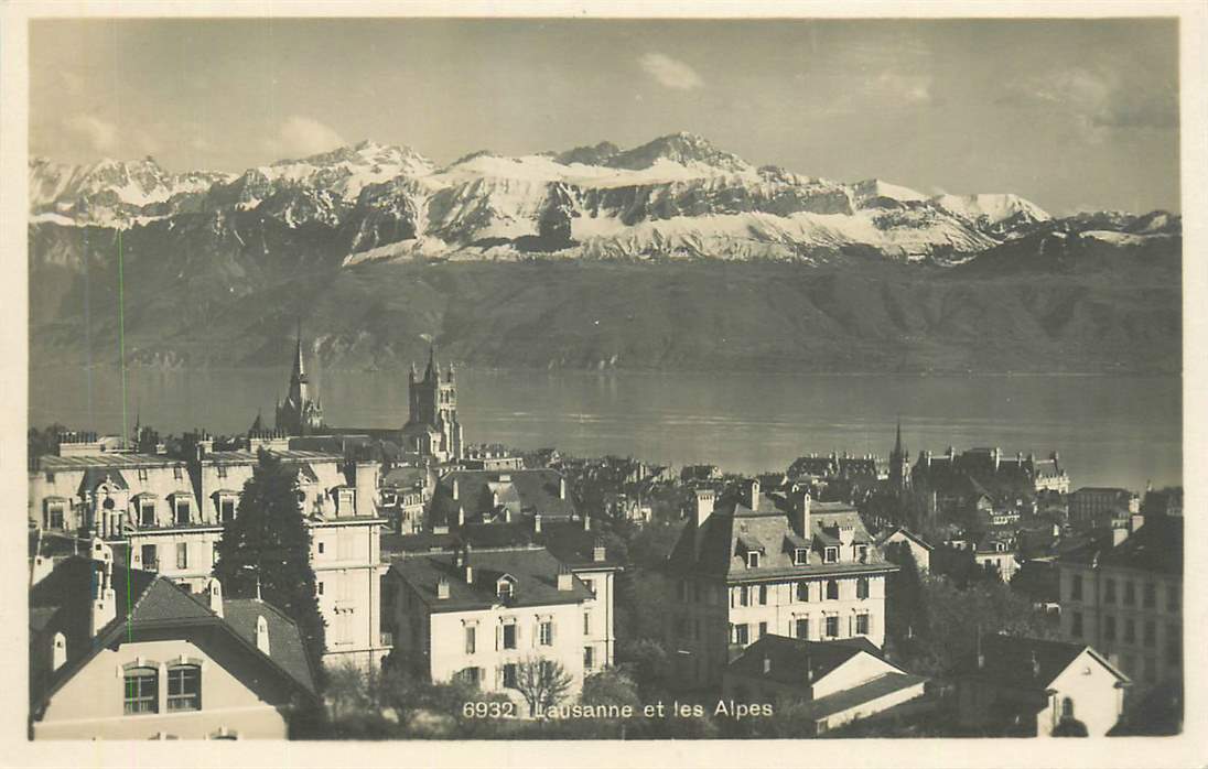 Lausanne et les Alpes