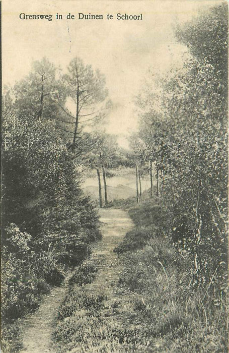 Grensweg in de Duinen te Schoorl