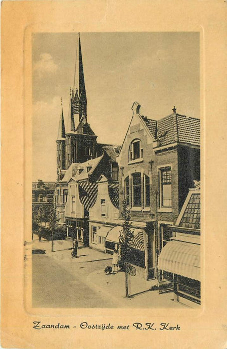 Zaandam Oostzijde met Kerk