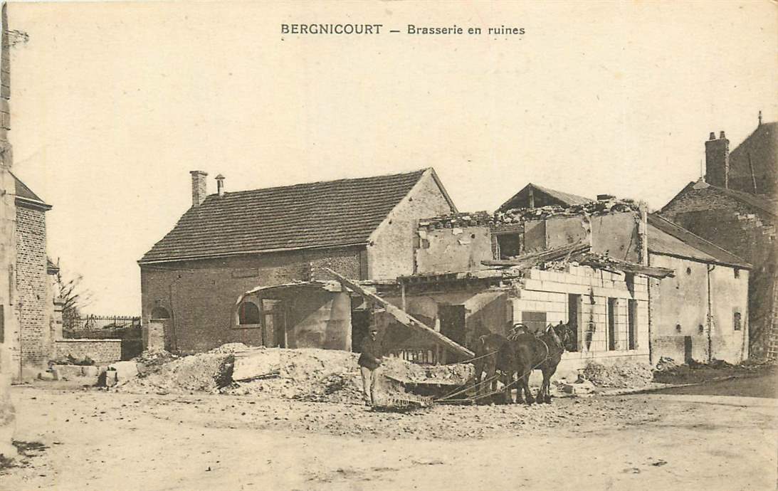 Bergnicourt Brasserie en ruines