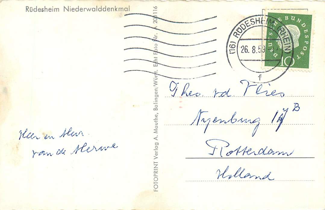 Rudesheim Niederwalddenkmal
