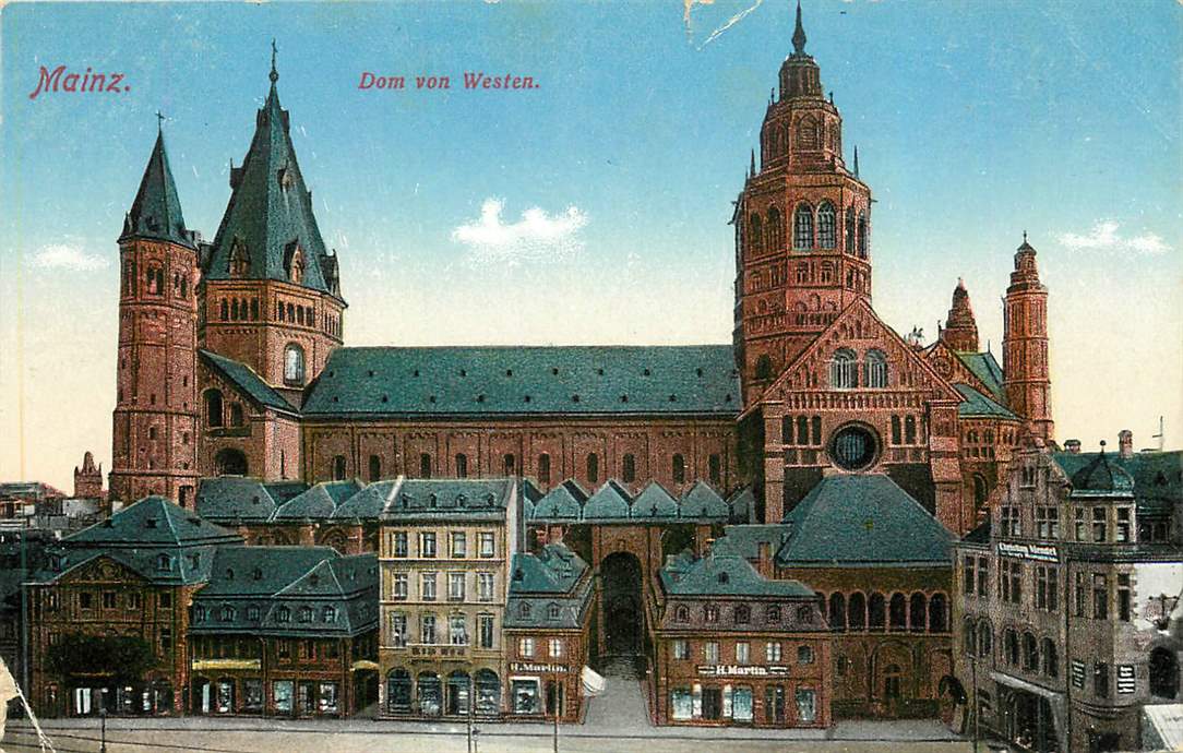 Mainz Dom von Westen
