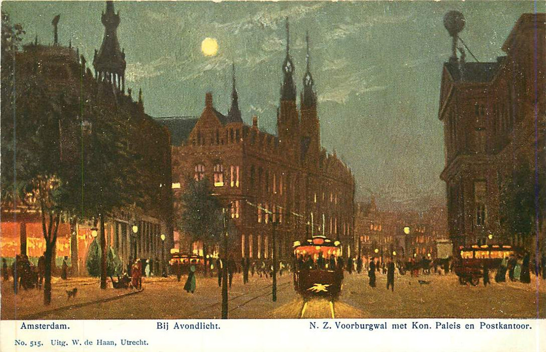 Amsterdam Bij Avondlicht